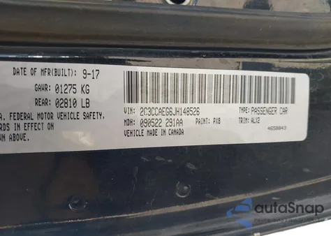 2018 Chrysler 300 Limited from USA, damaged, VIN 2C3CCAEG6JH148526